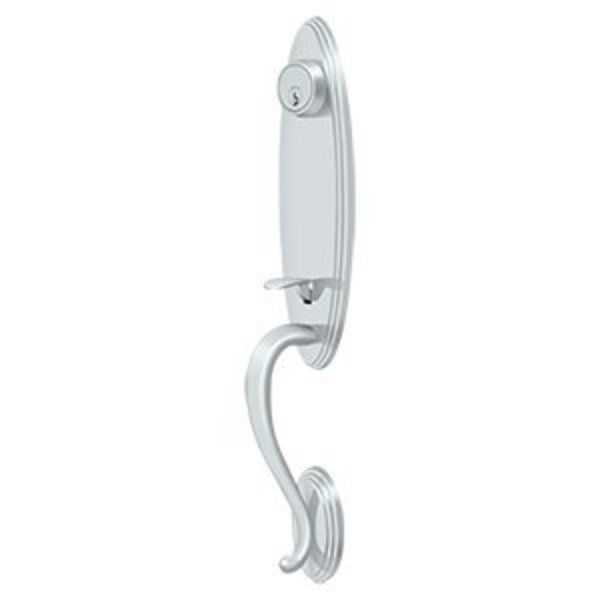 Deltana St. Ann Front Door Handleset Entry Polished Chrome 815871-26